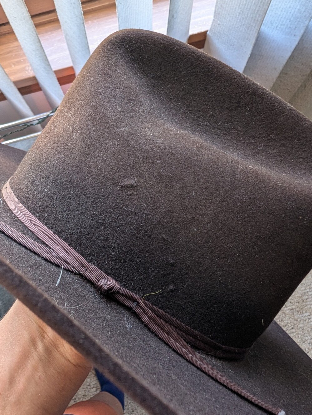 Vintage '60s Stetson 3X Beaver Fur Felt Open Road San Antonio Dress Cowboy Hat - Picture 5 of 11